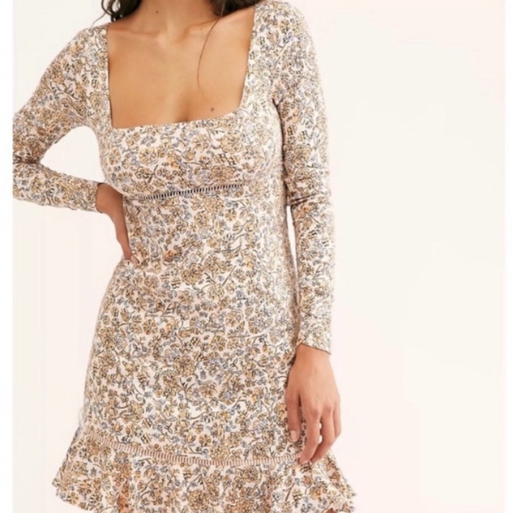 NWT Free People size 4 floral Boheme Dress